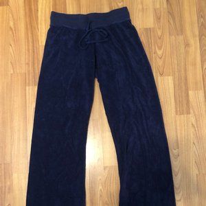 Wide-leg Terry Cloth Sweatpants